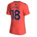 Everton Ashley Young #18 Voetbalkleding Uitshirt Dames 2023-24 Korte Mouwen